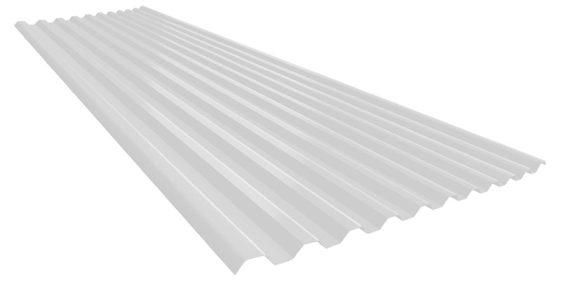 ICE GRECA 49.6IN x 24FT (288IN) - Corrugated Polycarbonate Sheets